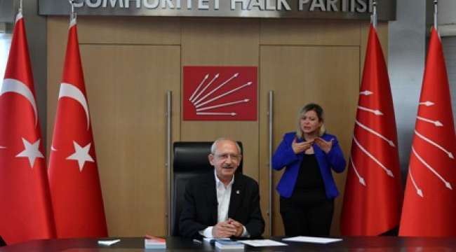 CHP Genel Başkanı Kemal Kılıçdaroğlu, engellilerle bir araya geldi