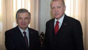 Cumhurbaşkanı Erdoğan, Özbekistan Cumhurbaşkanı Mirziyoyev ile telefonda görüştü