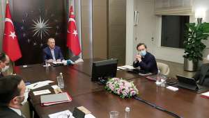 Akparti Genel Başkanı ve Cumhurbaşkanı Erdoğan, İstanbul İl Teşkilatı ile görüştü