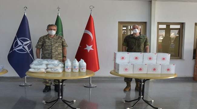 İzmir’deki NATO karargahına koruyucu malzeme desteği