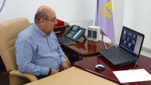 Palandöken Birlik başkanlarıyla videkonferansla görüştü