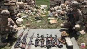 Terör örgütüne operasyon Çok sayıda silah ve mühimmat ele geçirildi