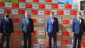 TİKA'dan Özbekistan'a Kovid-19'la Mücadele için Tıbbi Malzeme Desteği