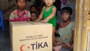 TİKA Ramazan'da da Arakanlı Mültecilerin Yanında