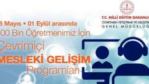 Türk eğitim tarihinin en büyük uzaktan eğitim mesleki gelişim programını başlatıyoruz