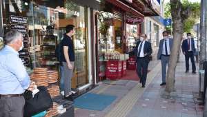 Vali Mustafa Tutulmaz Maske Denetimi Yaptı