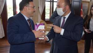 Başkan Taylan’dan Vali Çiçek’e ziyaret