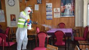 Dazkırı’da Dezenfekte Çalışmaları Hız Kesmeden Devam Ediyor