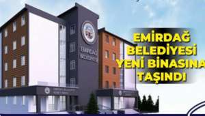 Emirdağ Belediyesi, yeni hizmet binasına taşındı.