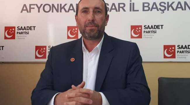 SP Afyonkarahisar Merkez İlçe Başkanı Orhan Arslan : Bizden Çok İsrail’e Bayram Oldu