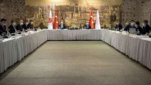 Bakan Elvan ve Bakan Gül Tüsiad Yönetimiyle Bir Araya Geldi