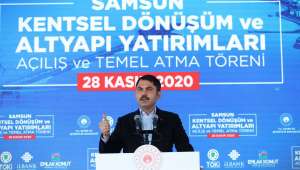 Bakan Kurum : Her Yıl 300 Bin Olmak Üzere 5 Yılda 1,5 Milyon Konutu Dönüştürüyoruz