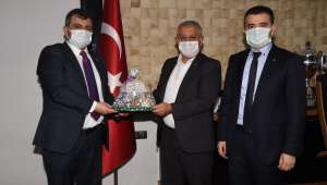 Emirdağ Belediye Başkanı Koyuncu Afyonkarahisar’da ziyaret turunda