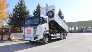 Türkiye Belediyeler Birliğinden Belediyemize Hibe Kamyon