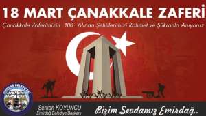 Başkan Koyuncu 18 Mart Çanakkale şehitleri gününü kutladı