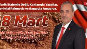 Başkan Şahin’den, 18 Mart Mesajı