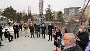 Sandıklı Merkez Camisi Temeli dualarla Atıldı