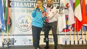 13 yaşındaki Afyonkarahisarlı sporcu Elmas Başoğlu Avrupa Şampiyonu oldu