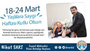 Geçmişimizi bugüne taşıyan büyüklerimizin Yaşılar Haftası Kutlu Olsun