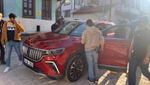 Yerli otomobil TOGG Afyonkarahisar sokaklarında