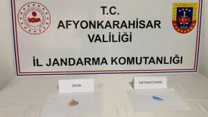 Afyonkarahisar’da motosiklette uyuşturucu ele geçirildi