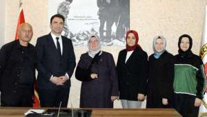 AK Parti Afyon Milletvekili Adayı Kadın Av. Ferda Ertürk, Gazeteciler Cemiyeti'ni ziyaret etti,