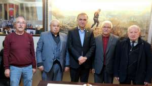 Arabacı, Emekliler Derneği ile bir araya geldi