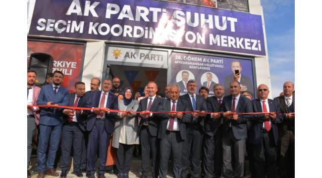 Başkan Bozkurt Seçim Koordinasyon Merkezi Açılışı ve Bayramlaşma Merasimine katıldı.