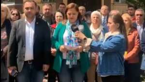 CHP Milletvekili Köksal seçim kurulu önünde basın açıklaması yaptı