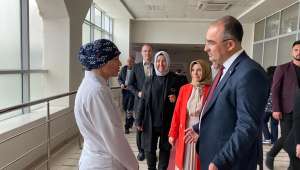 Dr. Arslan’dan meslektaşları, hasta ve hasta yakınlarına ziyaret