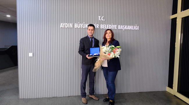 Başkan Çerçioğlu’na Kızılay Aydın Kan Bağışı Merkezi Müdüründen Ziyaret