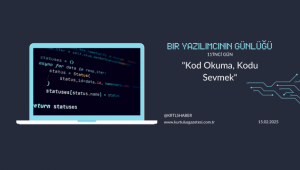 Bir Yazılımcının Günlüğ; 11.Gün :