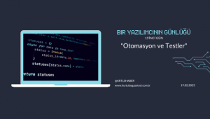 Bir Yazılımcının Günlüğ; 15.Gün :