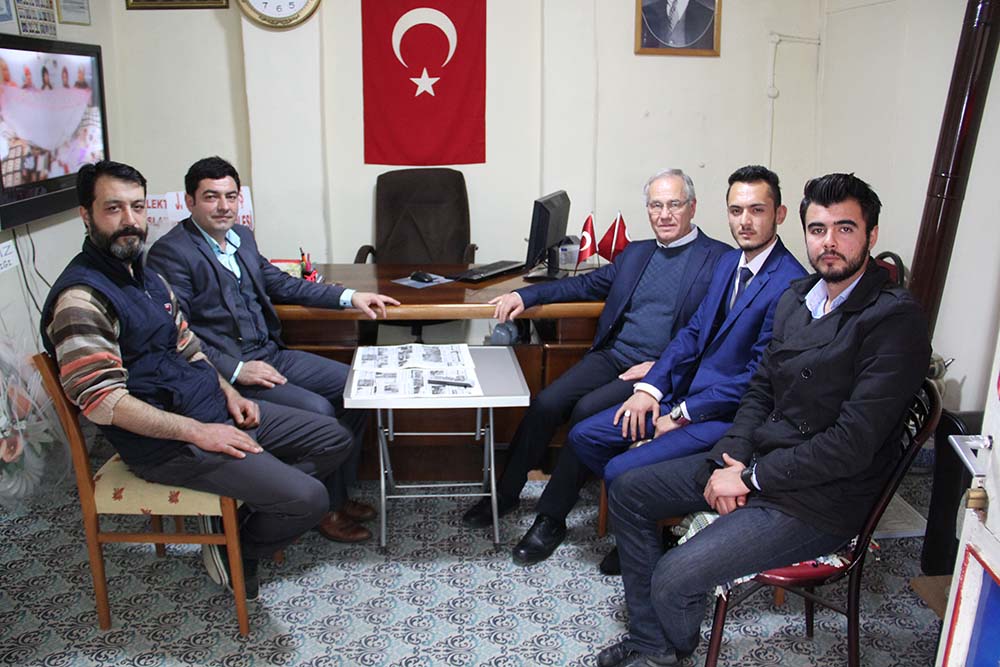 Acar’dan Dinar Gündem Gazetesine ziyaret