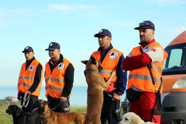 AFAD’ın açtığı sınavı geçen köpekler, sertifika alacak