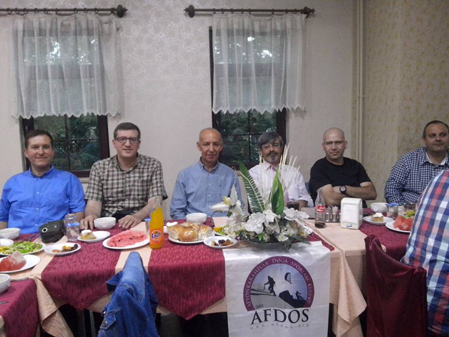 Afdos üyeleri iftarda buluştu