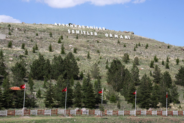 Afyon’a 86 şehit ormanı kuruldu