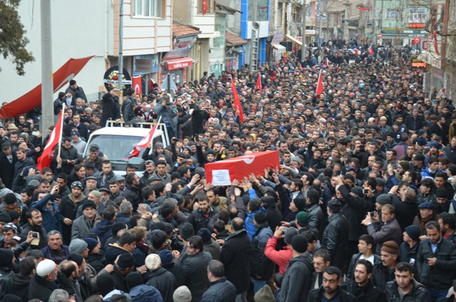 Afyon Şehidini Uğurladı