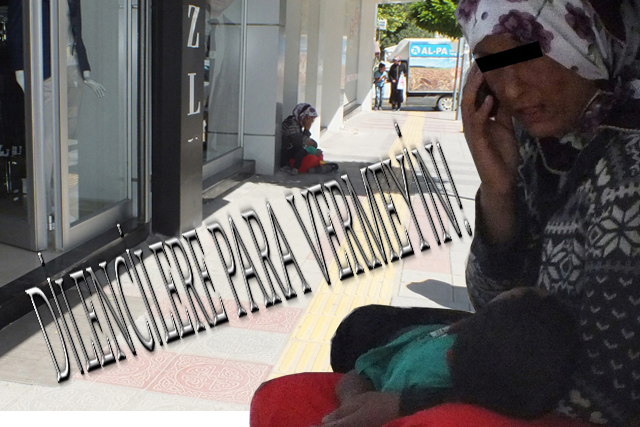 Afyon sokaklarını dilenciler doldurdu