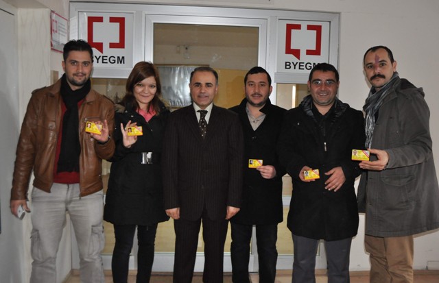Afyonkarahisar'da Görev Yapan 5 Gazeteci Sarı Basın Kartı Aldı