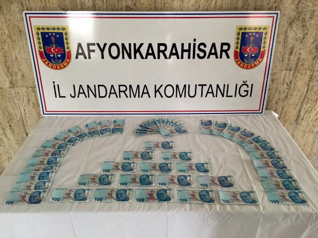 Afyonkarahisar’da “Sahte Para” Operasyonu