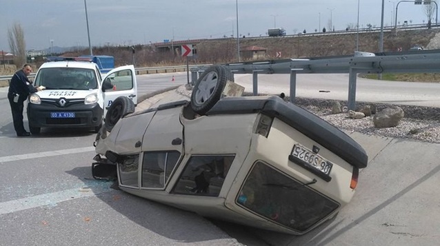 Afyonkarahisar’da trafik kazası: 2 yaralı