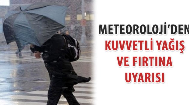 Afyonkarahisar İçin Kuvvetli Fırtına Uyarısı