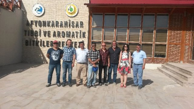 Afyonkarahisar Tıbbi ve Aromatik Bitkiler Merkezi’ni gezdiler