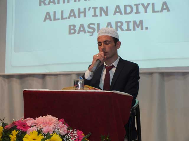 Afyonlu Oğuzhan Baştürk Kur’an-ı Kerim okuma birincisi