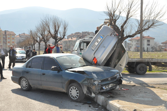 Akşehir’de trafik kazası: 1 yaralı