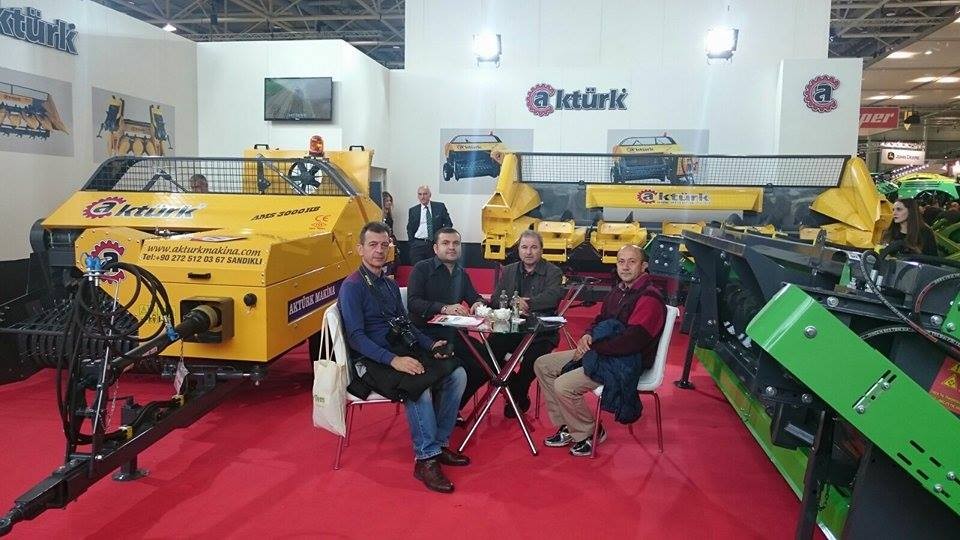 Aktürk Makina Hannover Fuarına katıldı