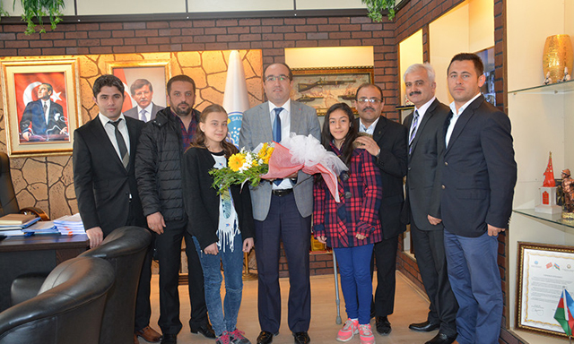 Ali Çetinkaya Ortaokulu’ndan Başkan Çöl’e ziyaret