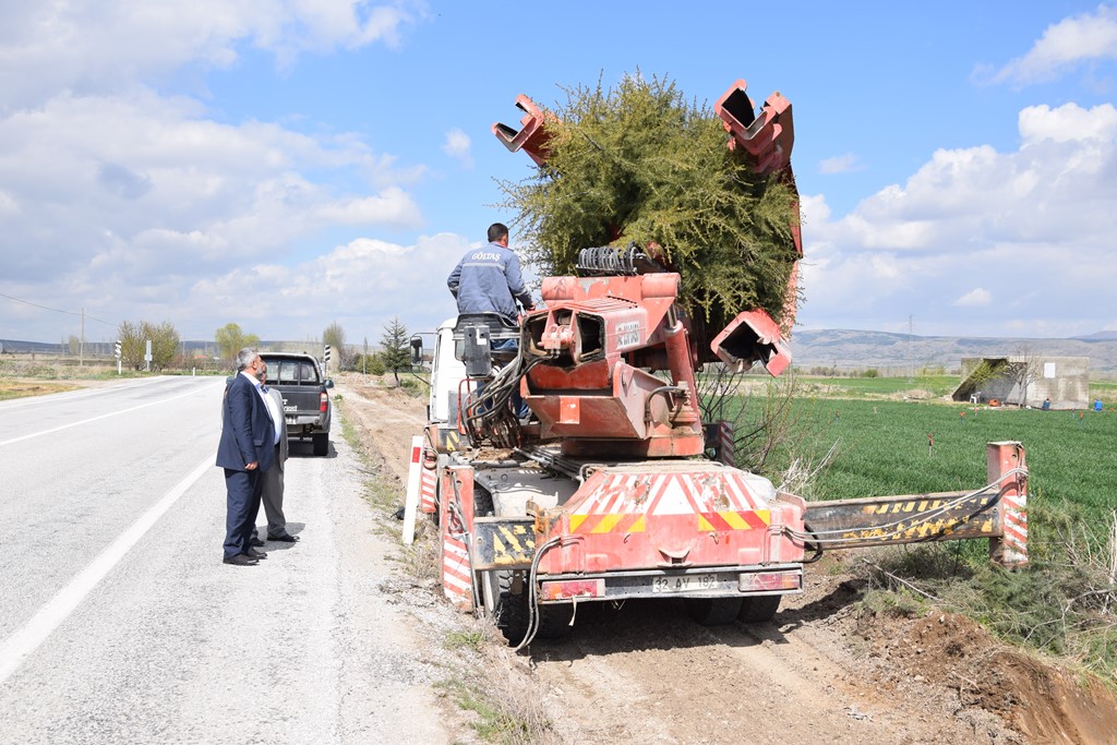 Altı bin ağaca ‘yol’ göründü!