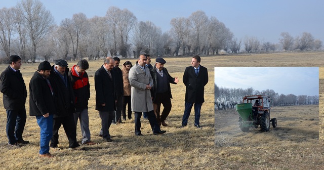 Arap, Balçıkhisar’da mera ıslah çalışmasını denetledi